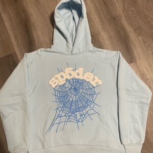 Light Blue spider hoodie